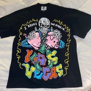 NWT Warren Lotas break the bank t-shirt